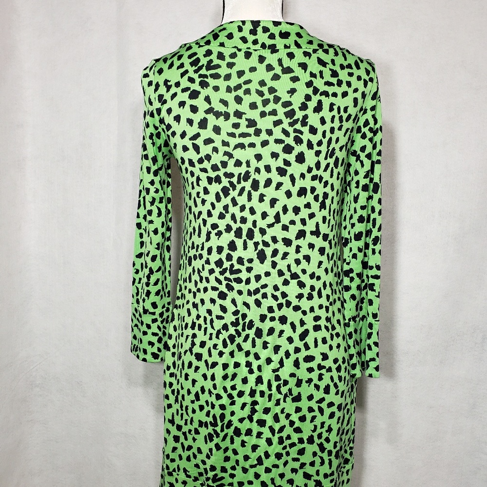 Diane von  Furstenberg Dress Green animal print - Picture 5 of 7